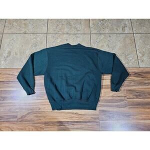 Pro Spirit Blank Plain 50/50 Green Sweatshirt Sz XL 90s